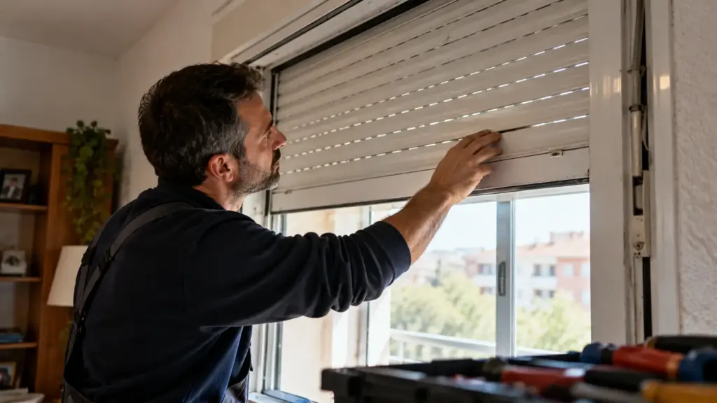 Reparar o cambiar la persiana